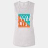Ladies' Bella Flowy Scoop Muscle Tank Thumbnail