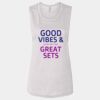 Ladies' Bella Flowy Scoop Muscle Tank Thumbnail