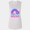 Ladies' Bella Flowy Scoop Muscle Tank Thumbnail
