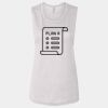 Ladies' Bella Flowy Scoop Muscle Tank Thumbnail