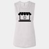 Ladies' Bella Flowy Scoop Muscle Tank Thumbnail