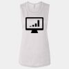 Ladies' Bella Flowy Scoop Muscle Tank Thumbnail
