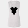 Ladies' Bella Flowy Scoop Muscle Tank Thumbnail