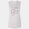 Ladies' Bella Flowy Scoop Muscle Tank Thumbnail