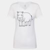 Next Level The Ideal V T-Shirt Thumbnail